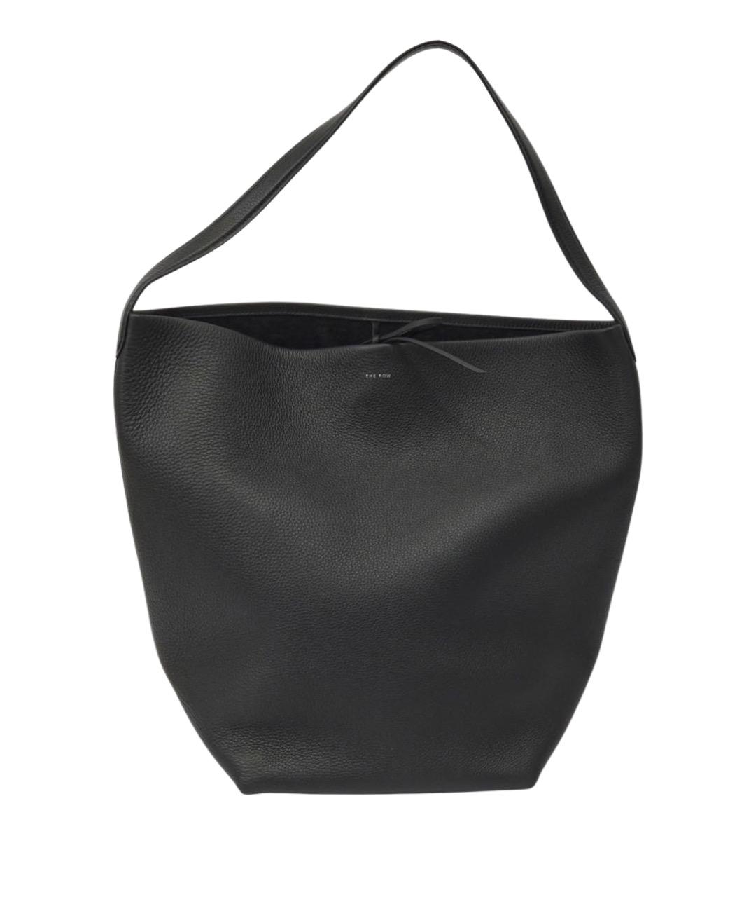 THE ROW Черная кожаная сумка тоут, фото 1