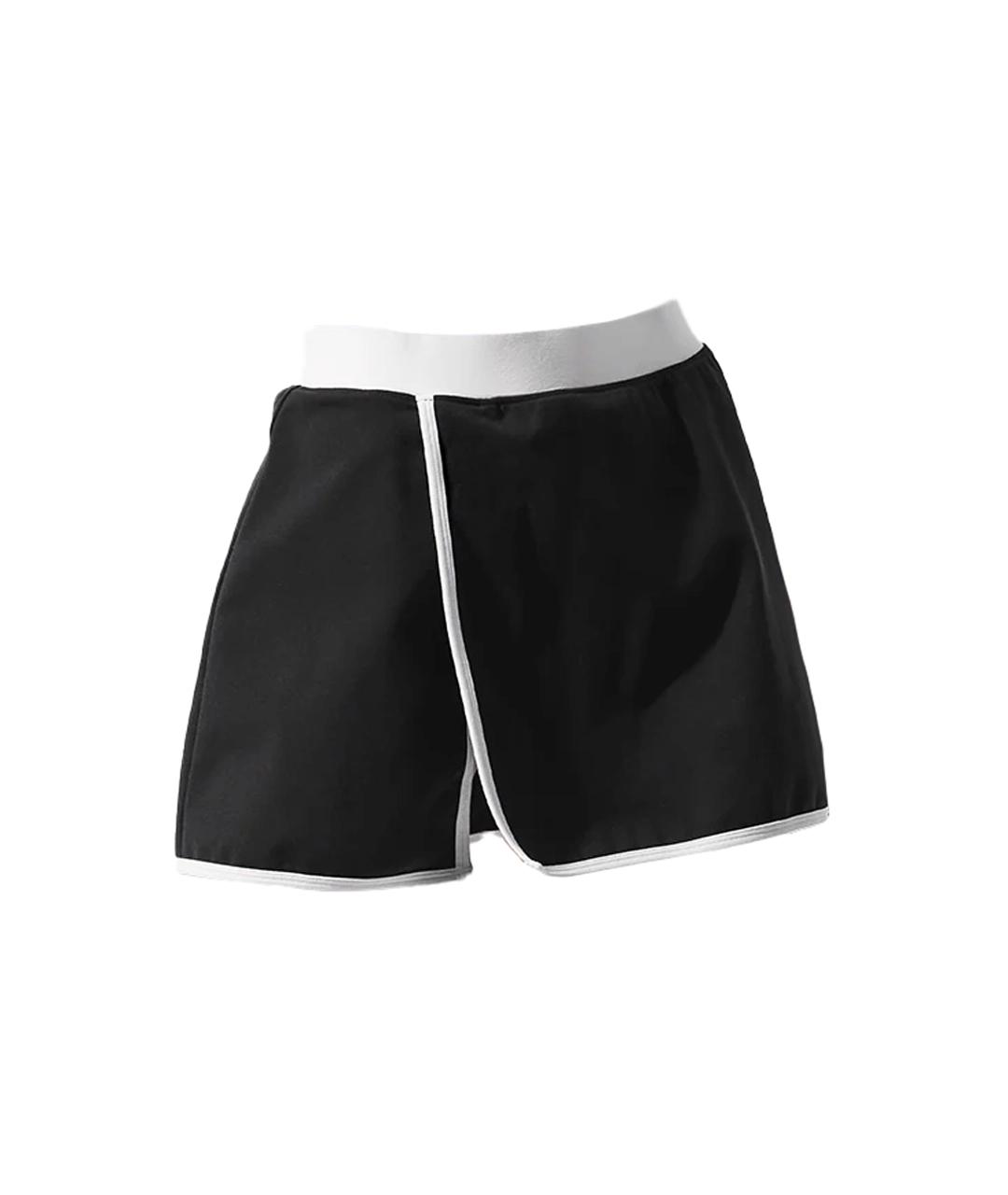 ALO YOGA Черная полиамидовая юбка мини, фото 1