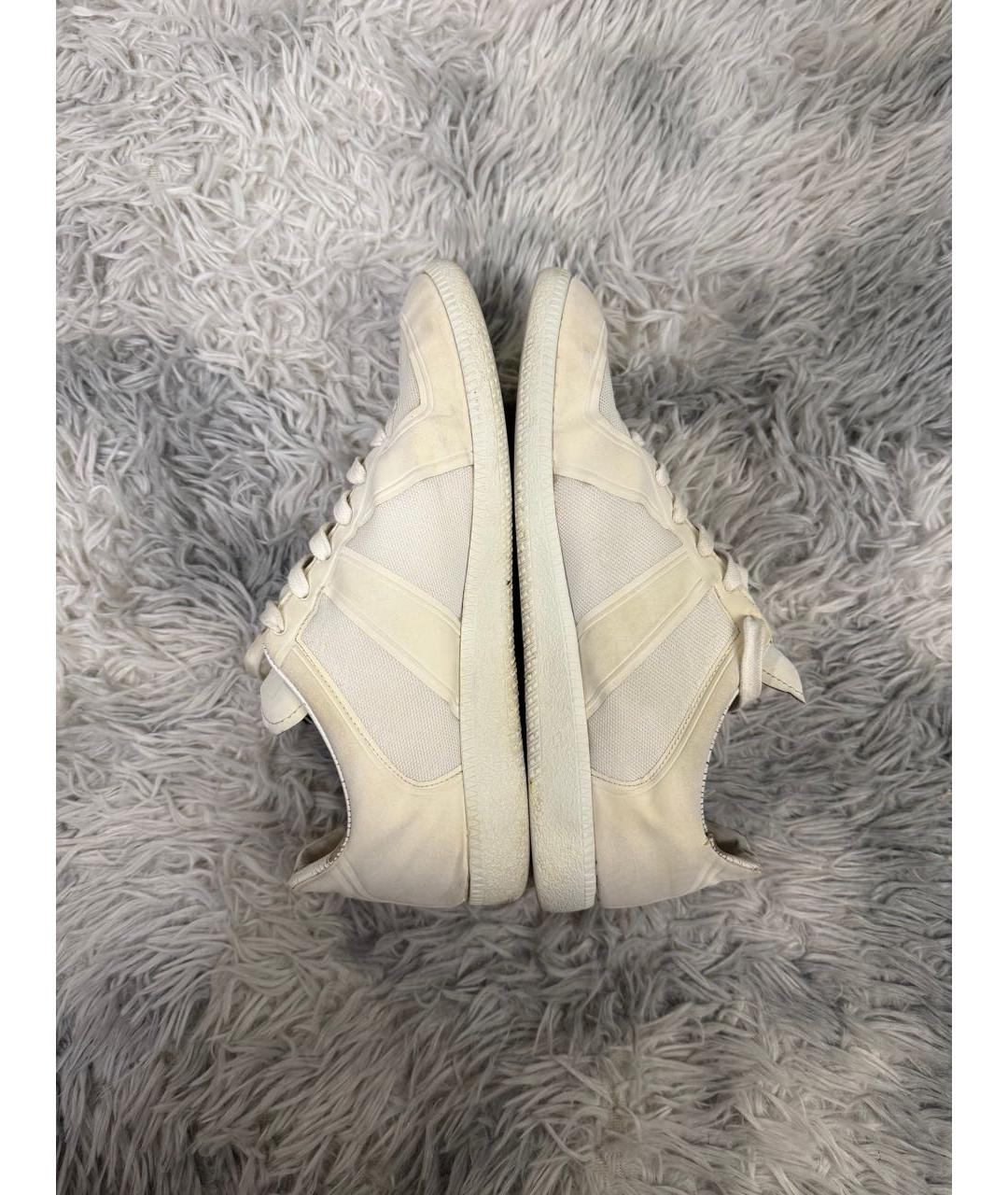 MAISON MARGIELA Бежевые низкие кроссовки / кеды, фото 4