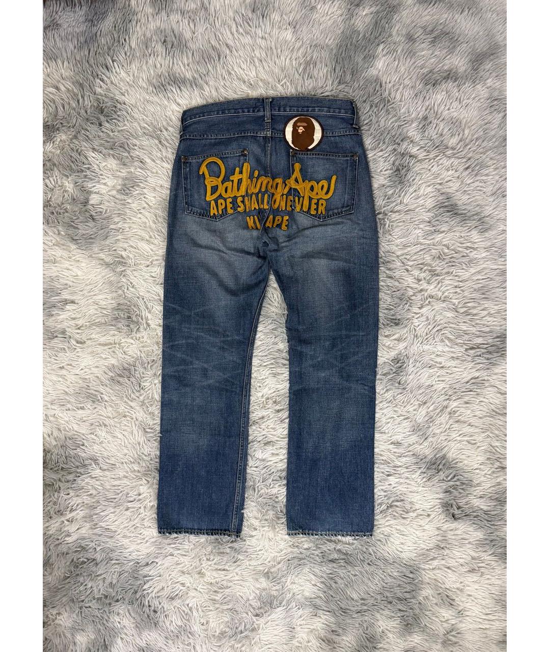 BAPE Темно-синие джинсы, фото 5