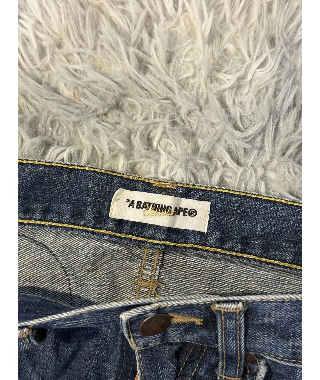 BAPE Темно-синие джинсы, фото 4