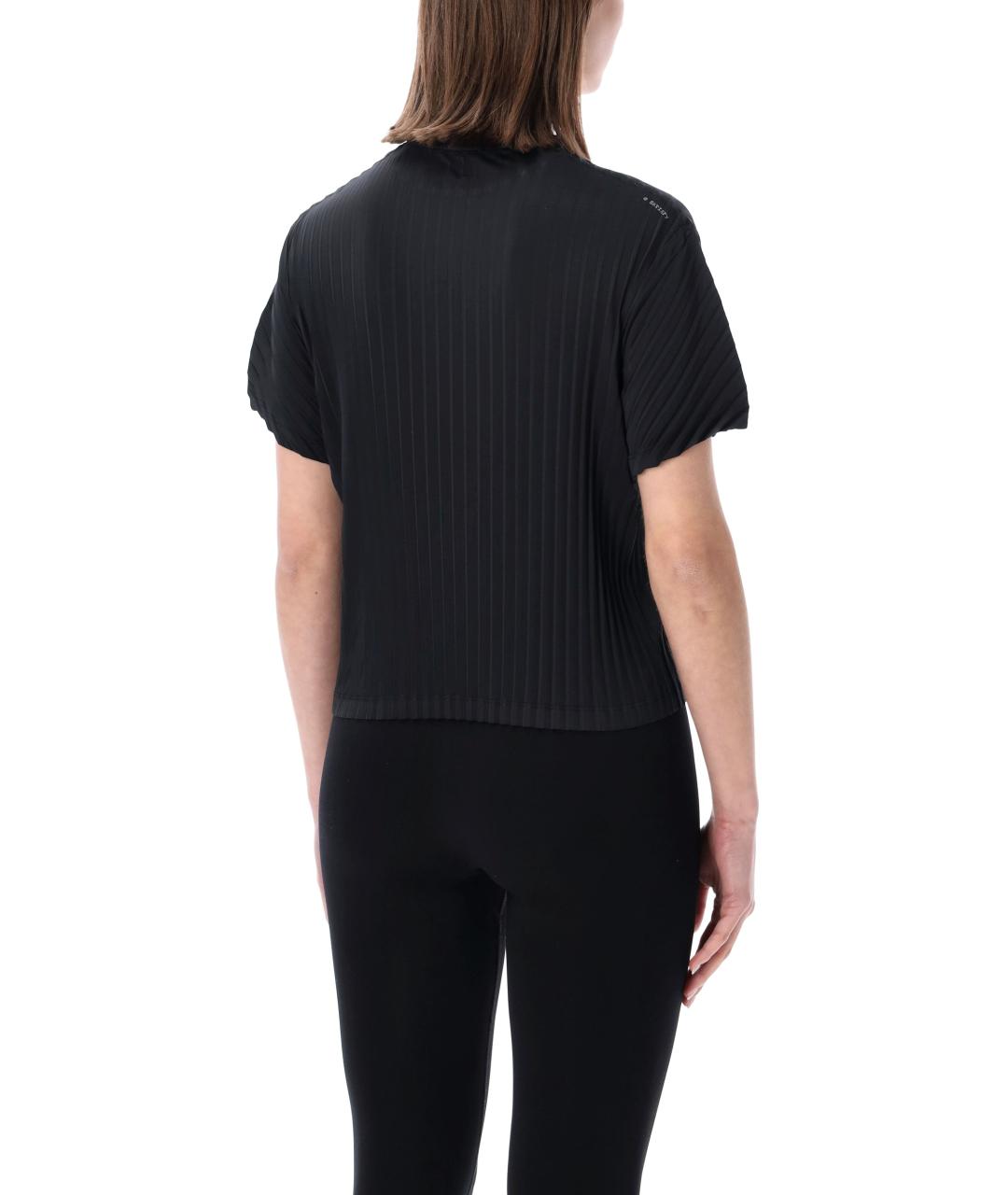 SATISFY Черная полиэстеровая футболка, фото 2