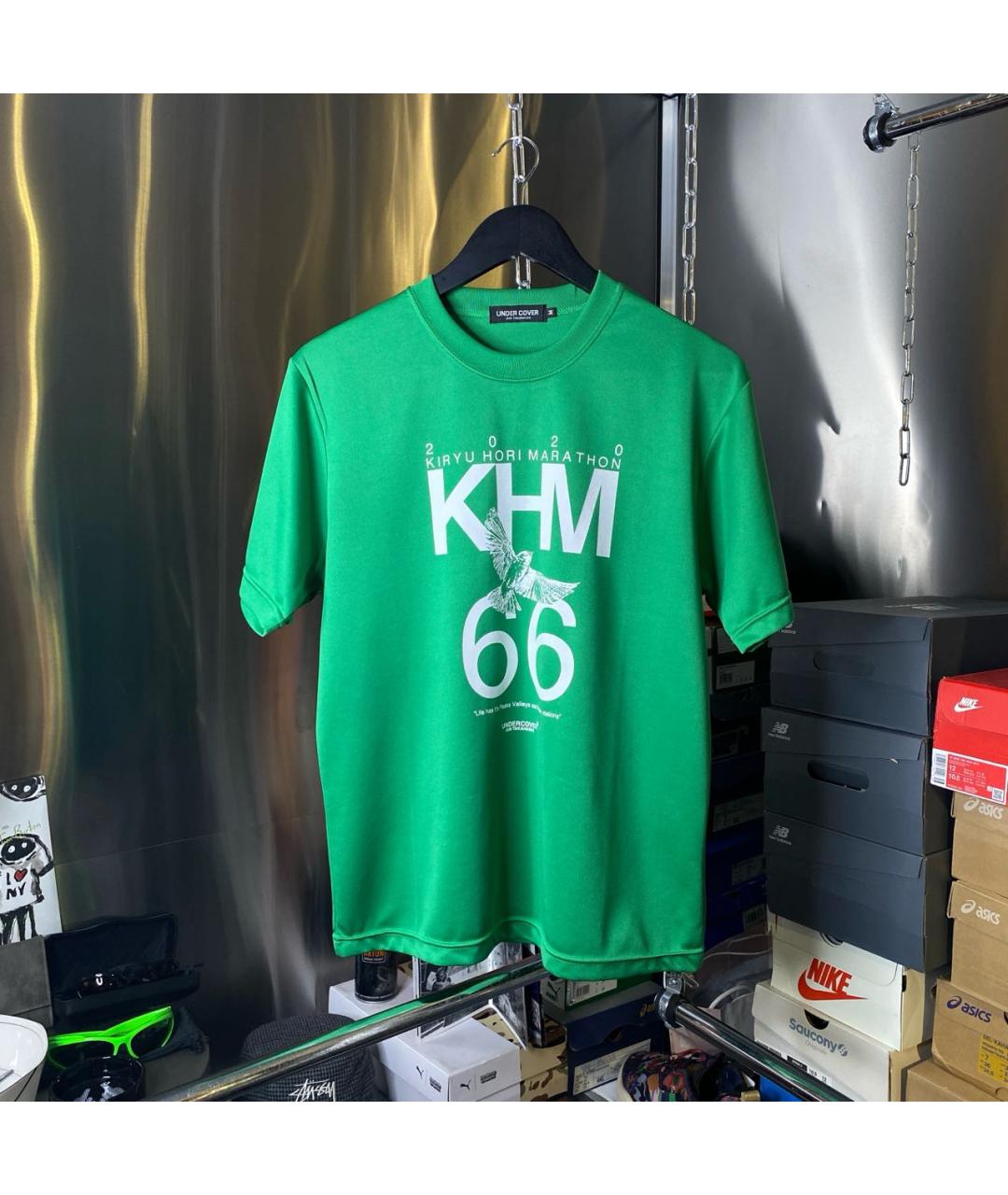 UNDERCOVER Зеленая синтетическая футболка, фото 9