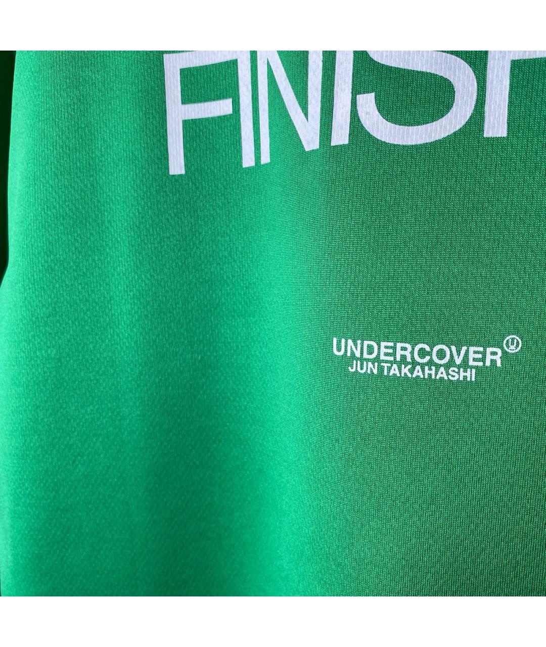 UNDERCOVER Зеленая синтетическая футболка, фото 6