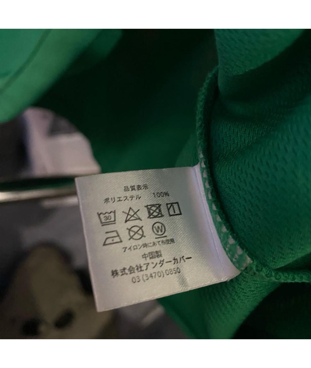 UNDERCOVER Зеленая синтетическая футболка, фото 7