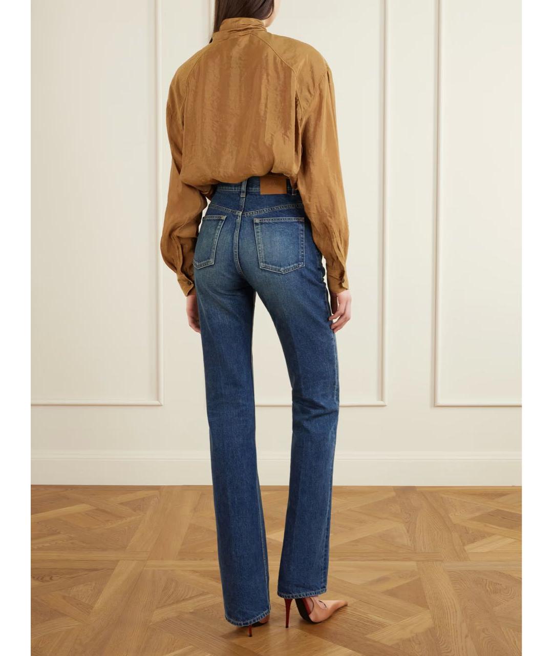 SAINT LAURENT Коричневая блузы, фото 4