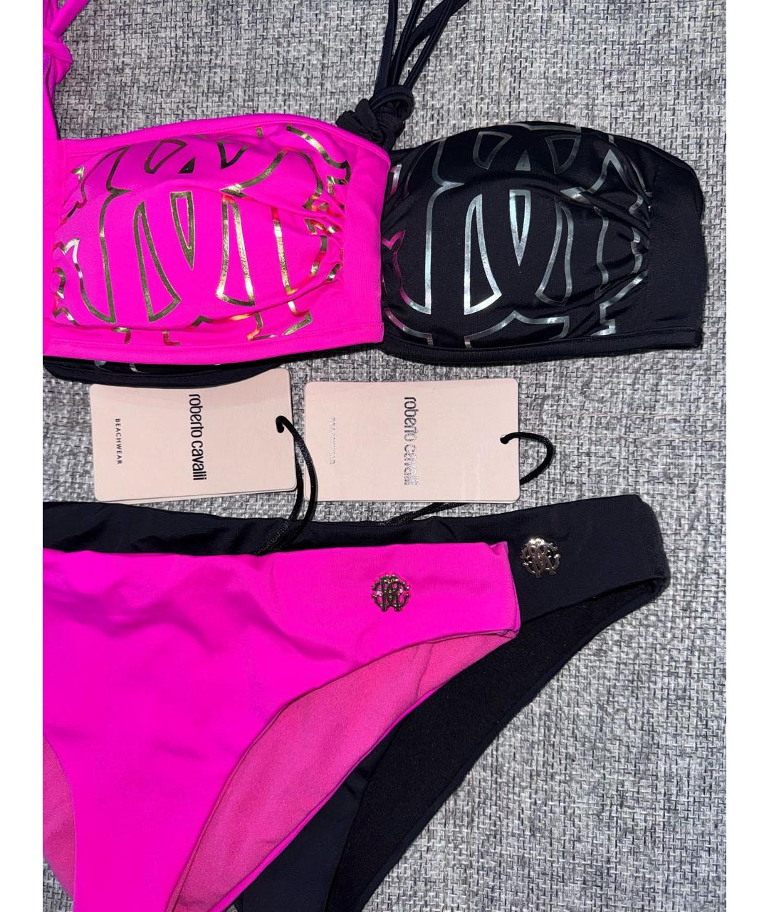 ROBERTO CAVALLI Мульти полиэстеровый купальник, фото 4