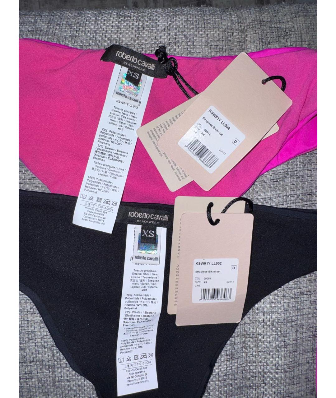 ROBERTO CAVALLI Мульти полиэстеровый купальник, фото 5