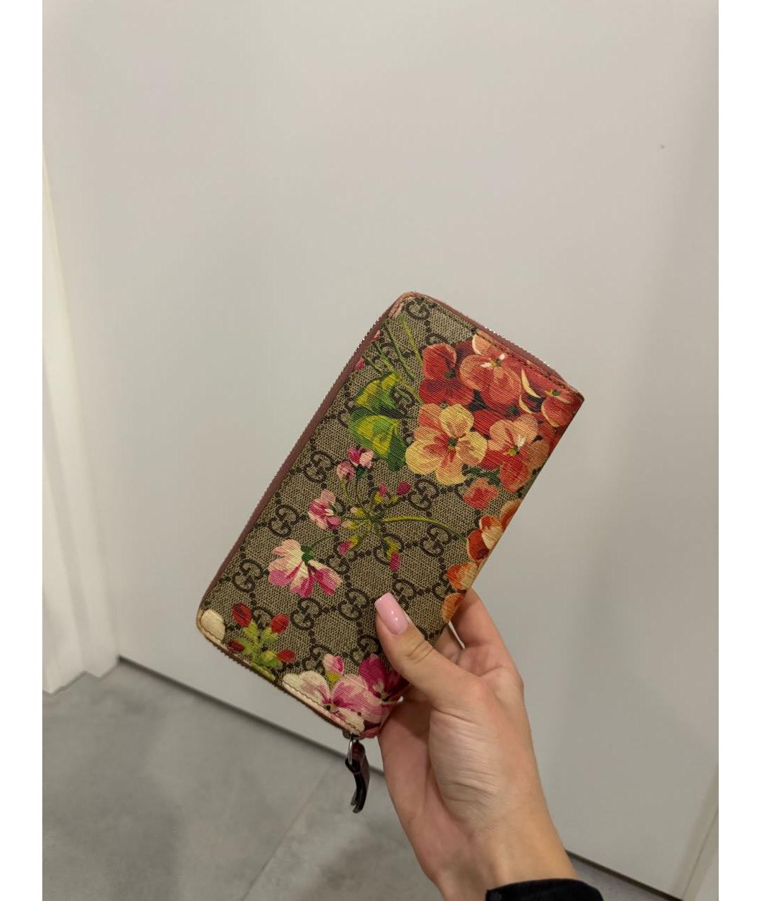 GUCCI Розовый кошелек из искусственной кожи, фото 5