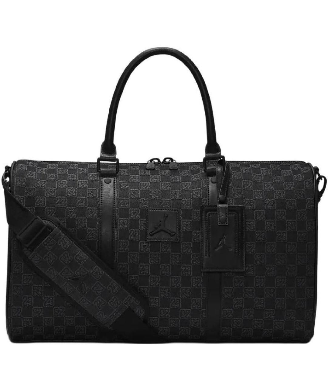 JORDAN Черная дорожная/спортивная сумка, фото 4