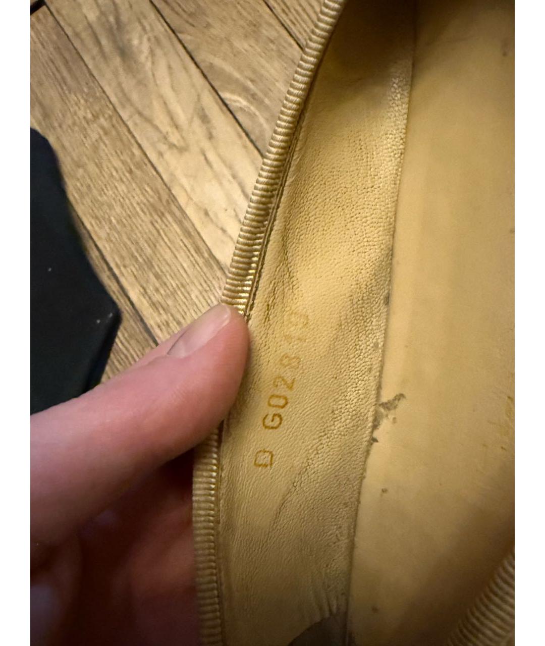 CHANEL Бежевые кожаные балетки, фото 6