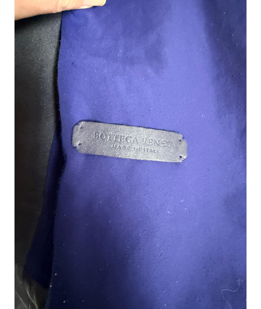 BOTTEGA VENETA Фиолетовая кожаная куртка, фото 6