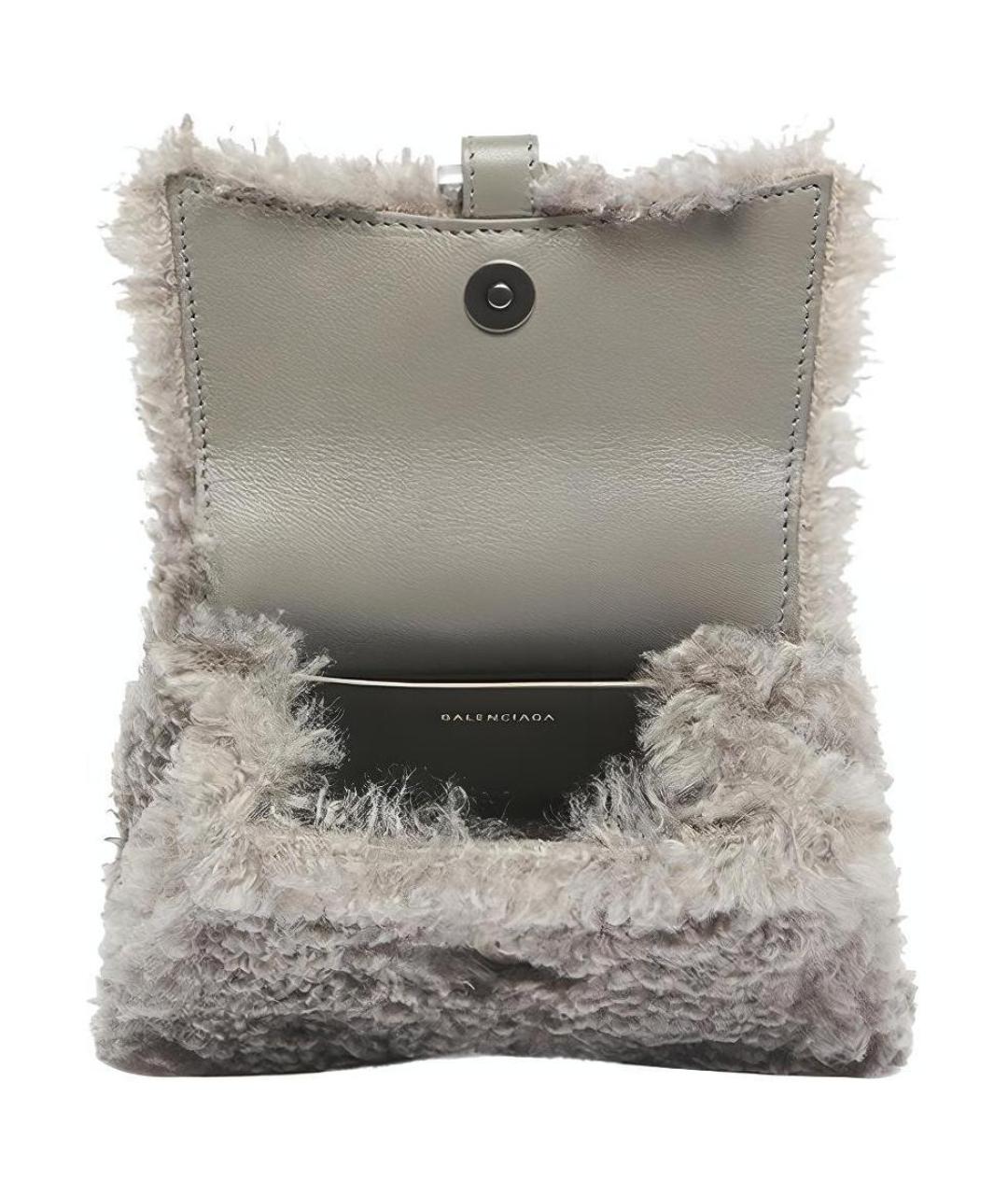 BALENCIAGA Серая сумка через плечо, фото 4