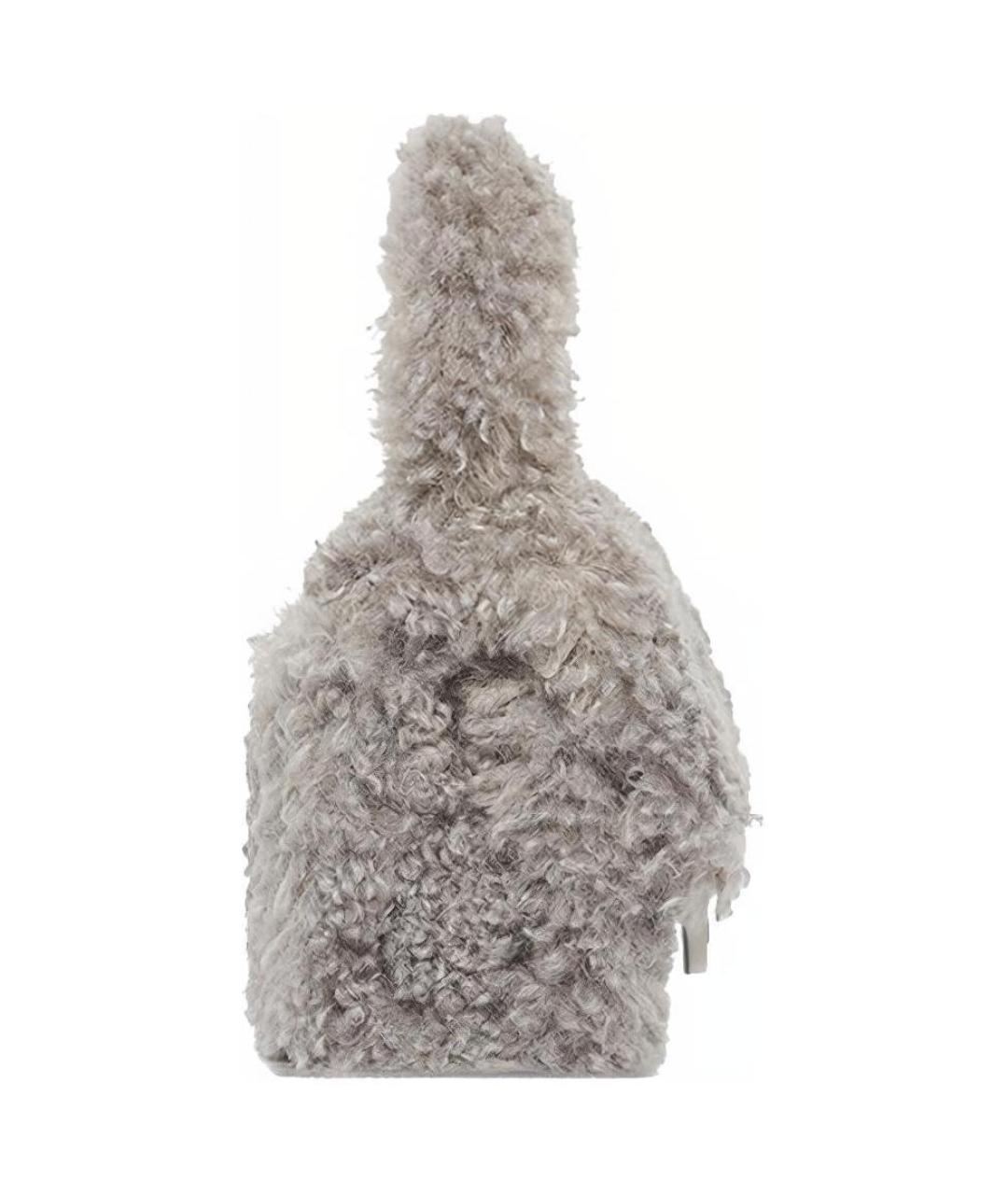 BALENCIAGA Серая сумка через плечо, фото 3