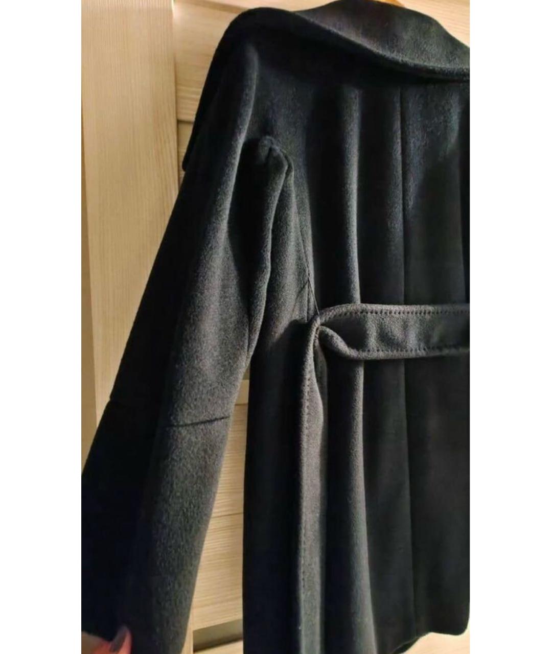 MARELLA Черное шерстяное пальто, фото 5