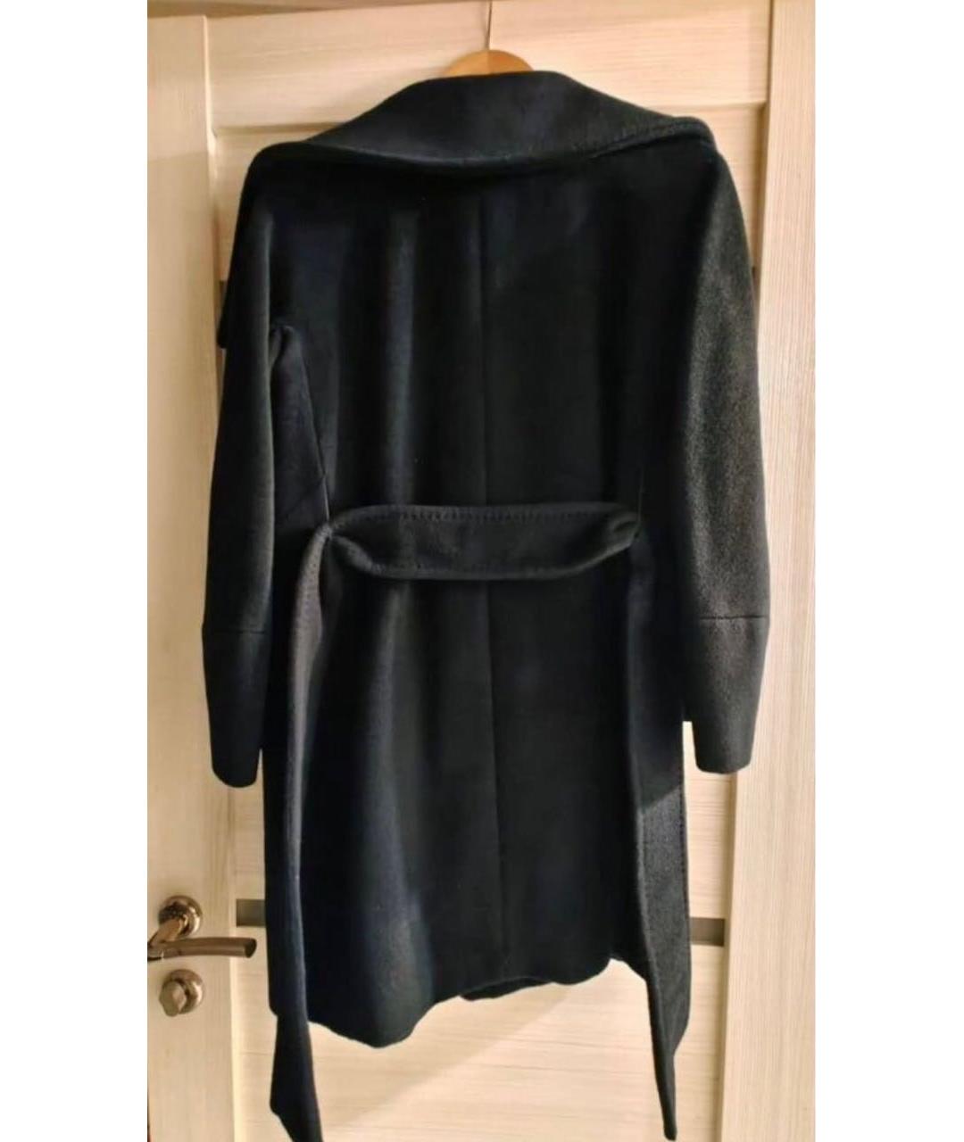 MARELLA Черное шерстяное пальто, фото 2