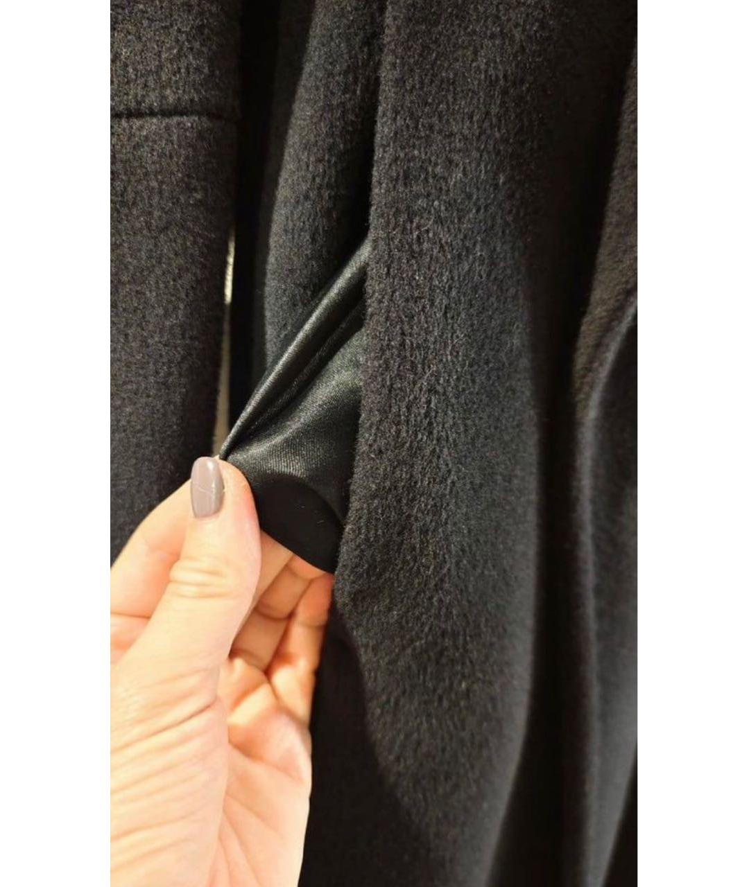 MARELLA Черное шерстяное пальто, фото 6