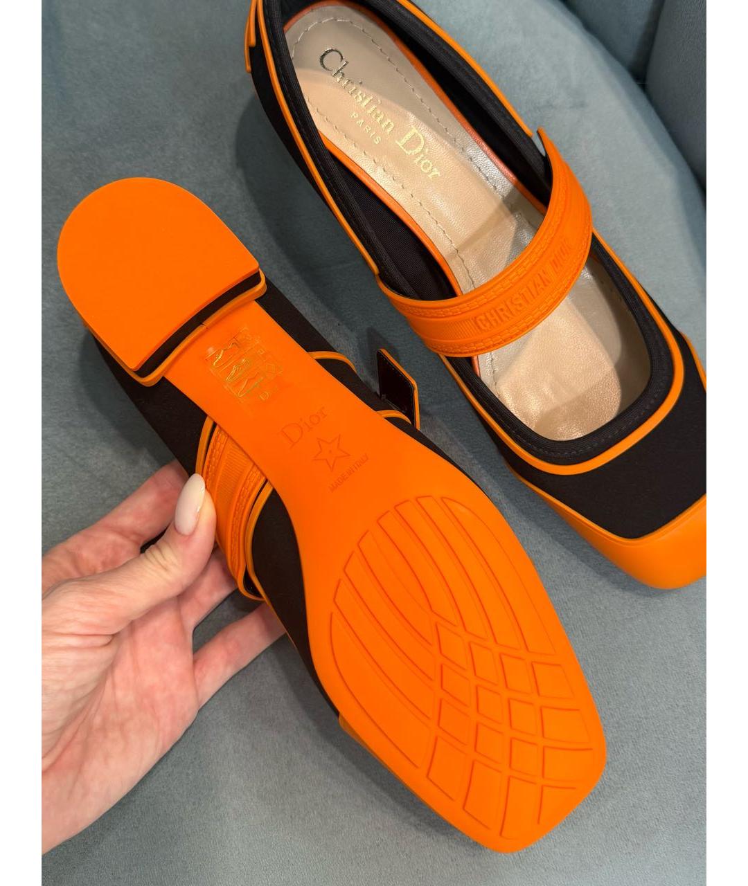 CHRISTIAN DIOR Оранжевое туфли, фото 7
