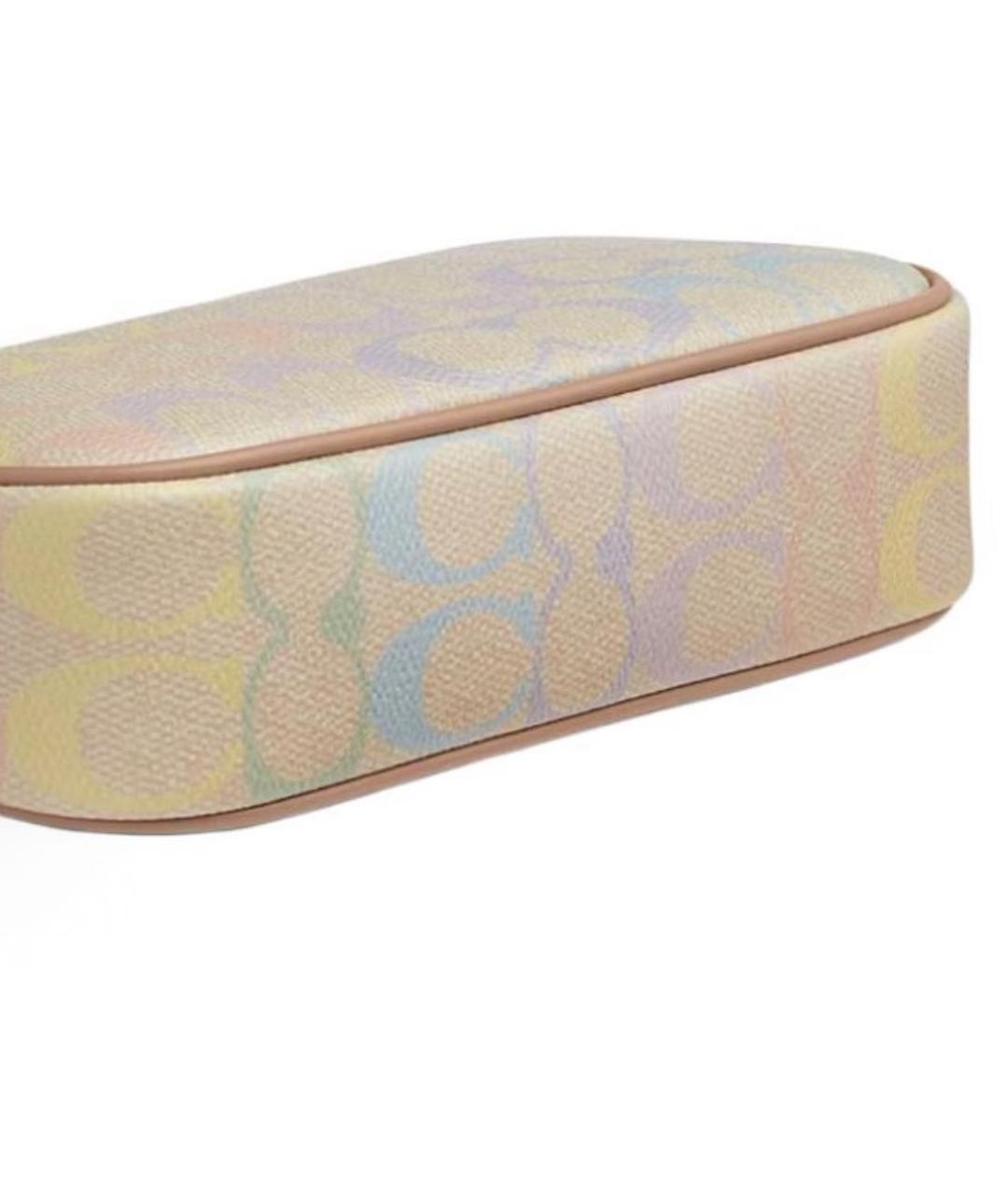 COACH Бежевая сумка через плечо, фото 4