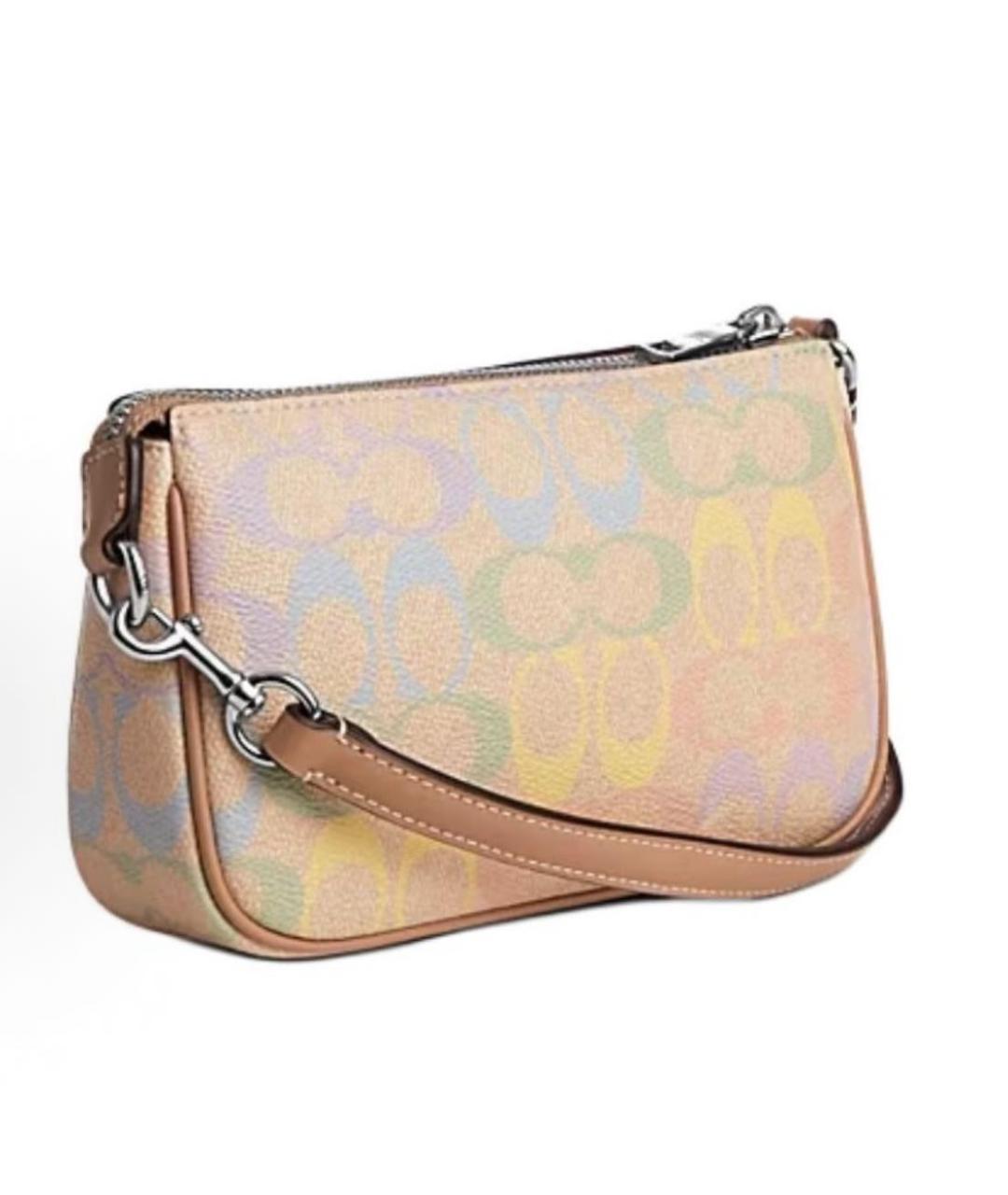 COACH Бежевая сумка через плечо, фото 2
