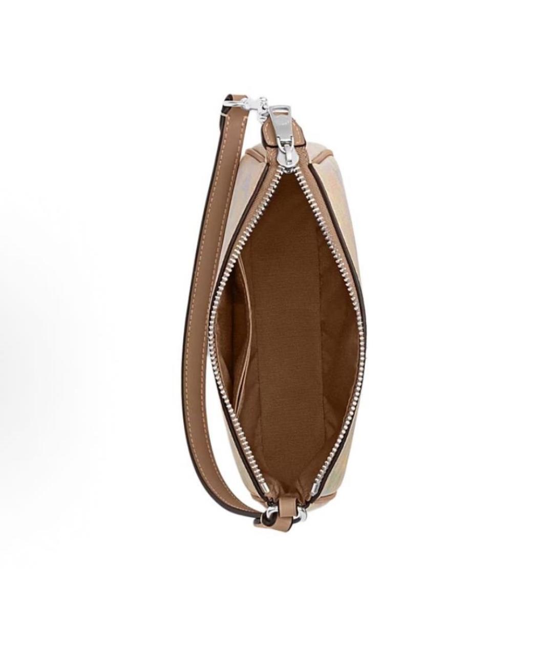 COACH Бежевая сумка через плечо, фото 3