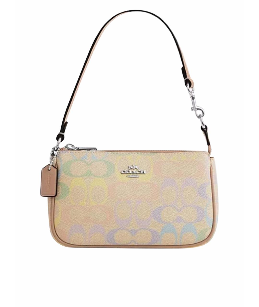 COACH Бежевая сумка через плечо, фото 1