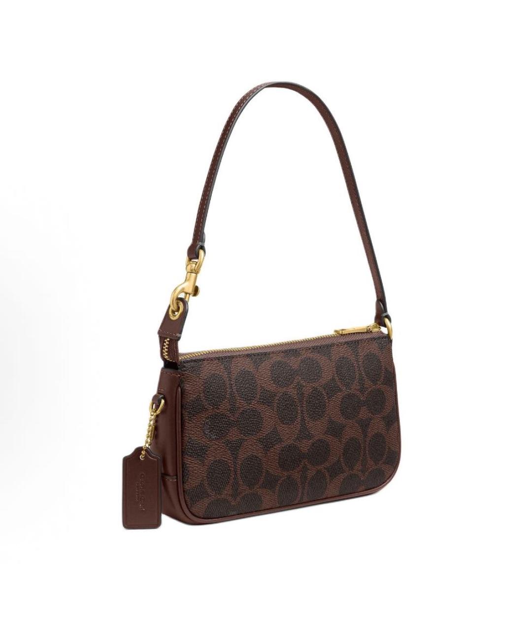 COACH Коричневая сумка через плечо, фото 2