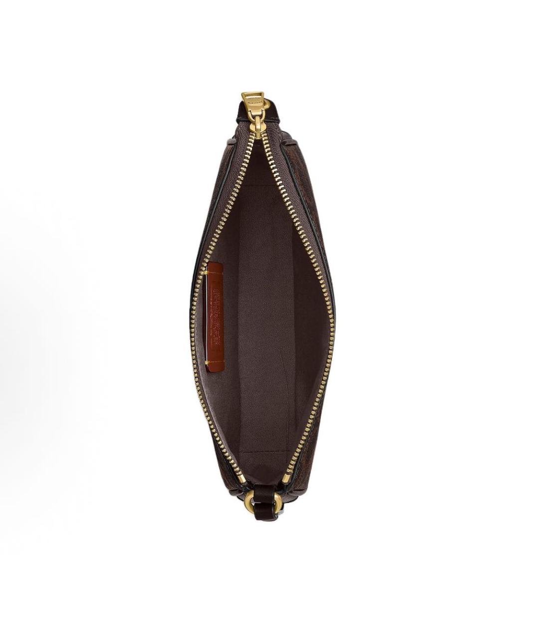 COACH Коричневая сумка через плечо, фото 3