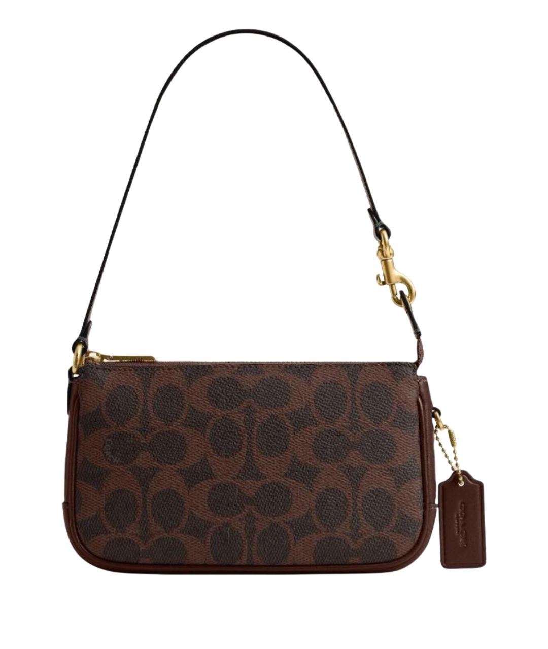 COACH Коричневая сумка через плечо, фото 1