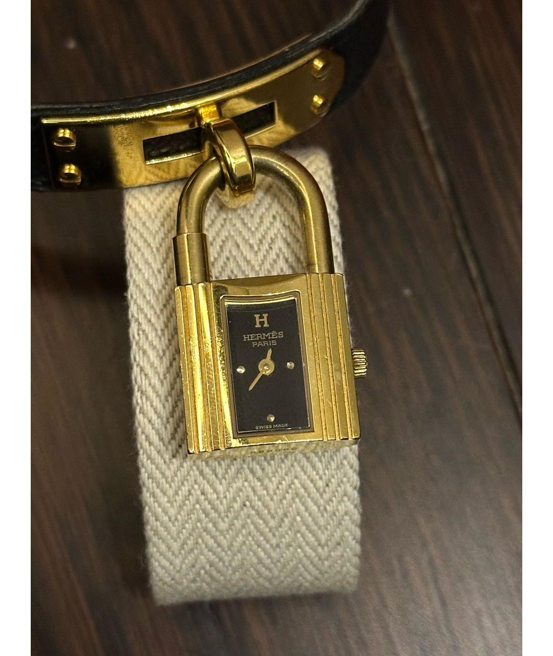 HERMES Черные часы, фото 3