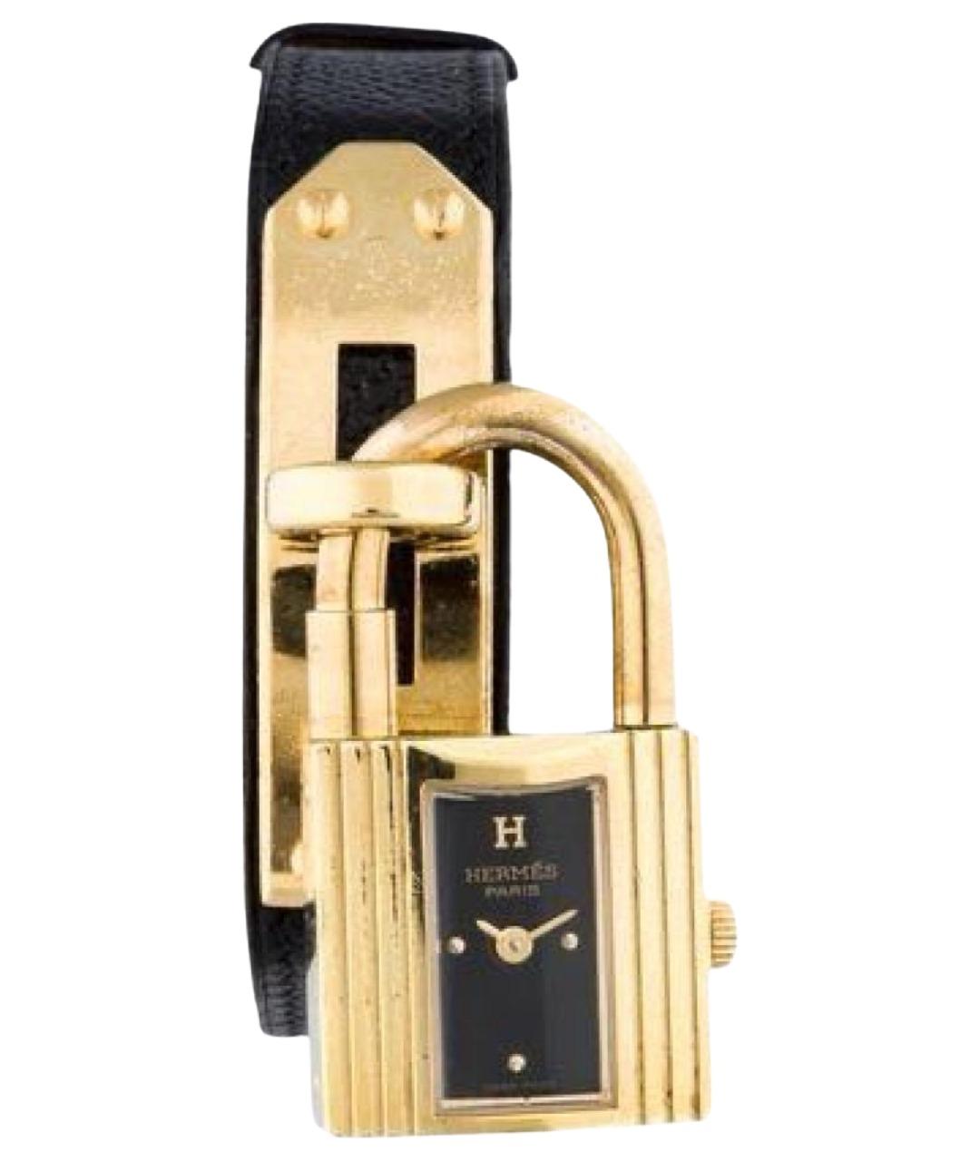 HERMES Черные часы, фото 1