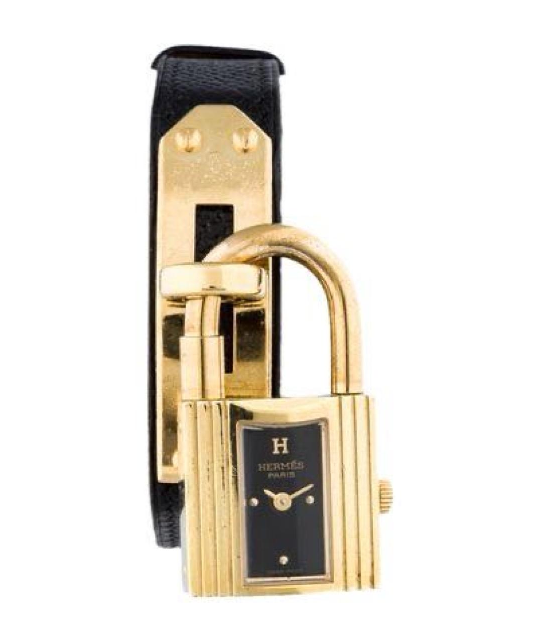 HERMES Черные часы, фото 7