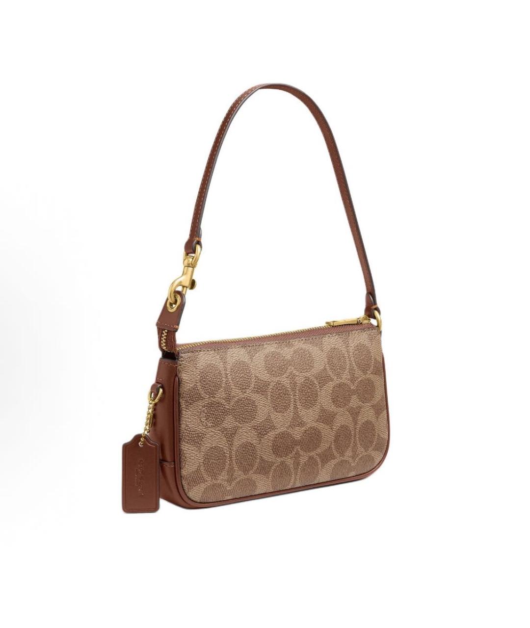 COACH Коричневая сумка через плечо, фото 2