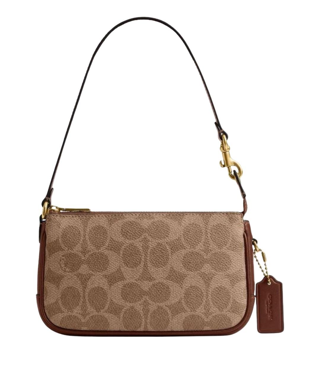 COACH Коричневая сумка через плечо, фото 1