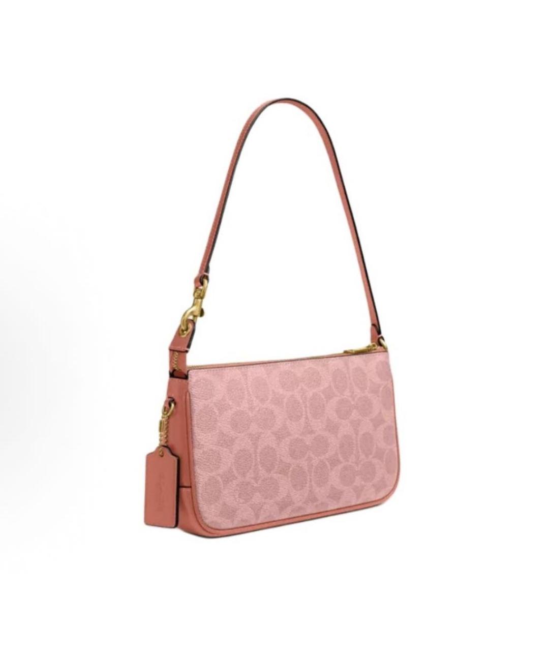 COACH Розовая сумка через плечо, фото 2
