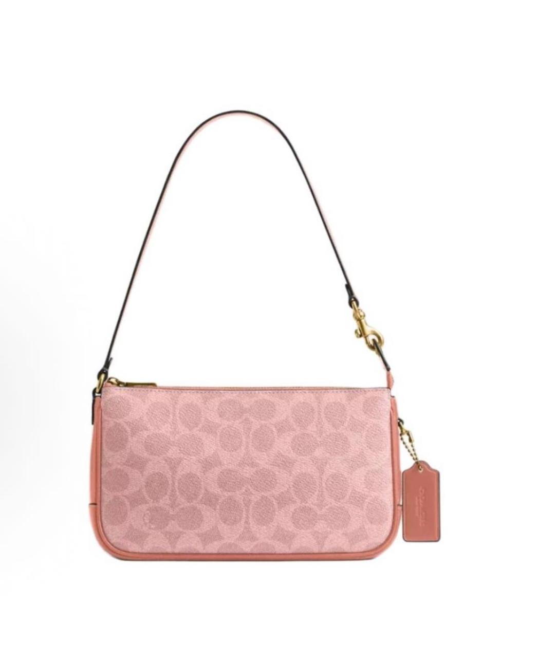 COACH Розовая сумка через плечо, фото 9