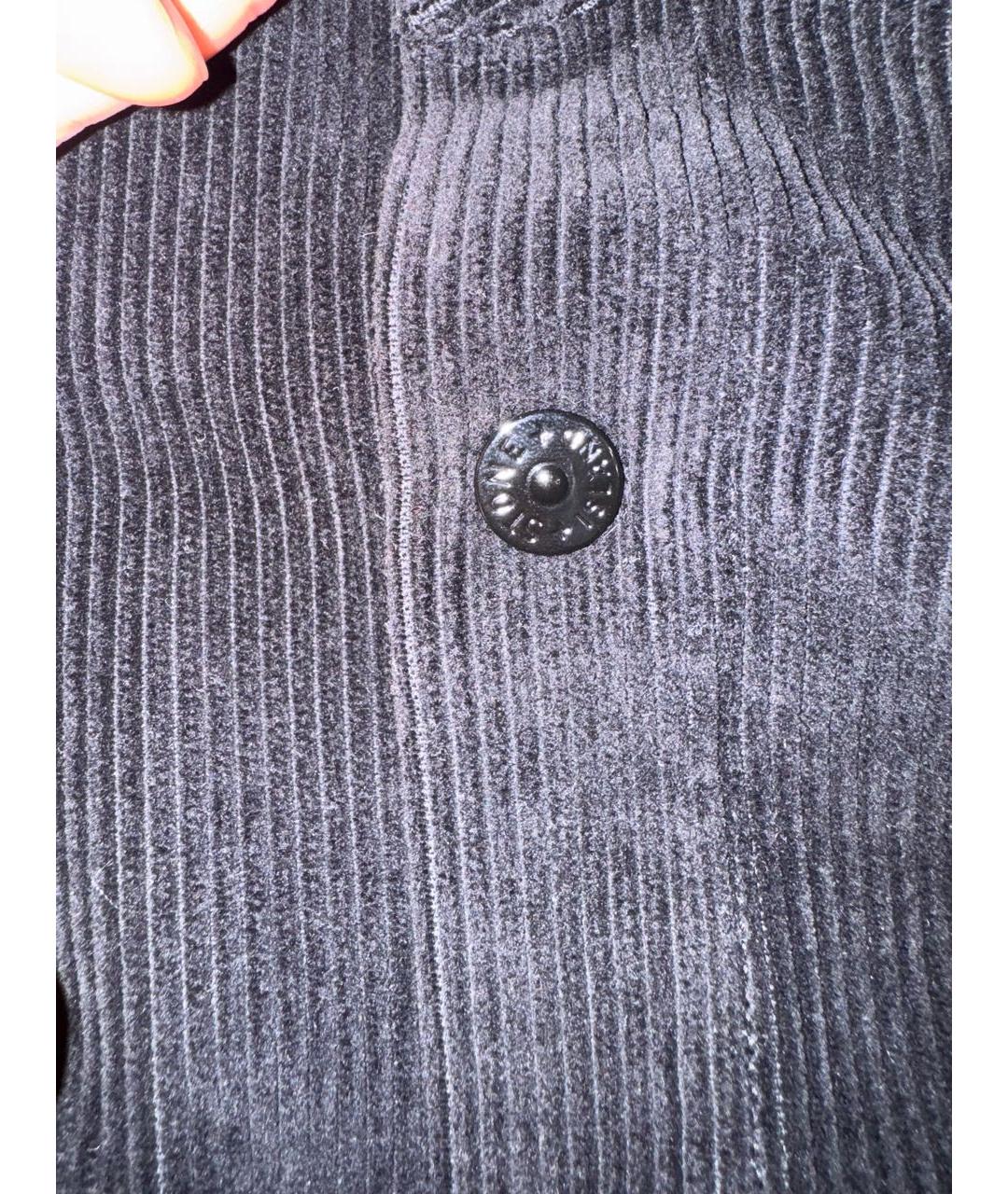 STONE ISLAND Черный хлопковый кардиган, фото 7