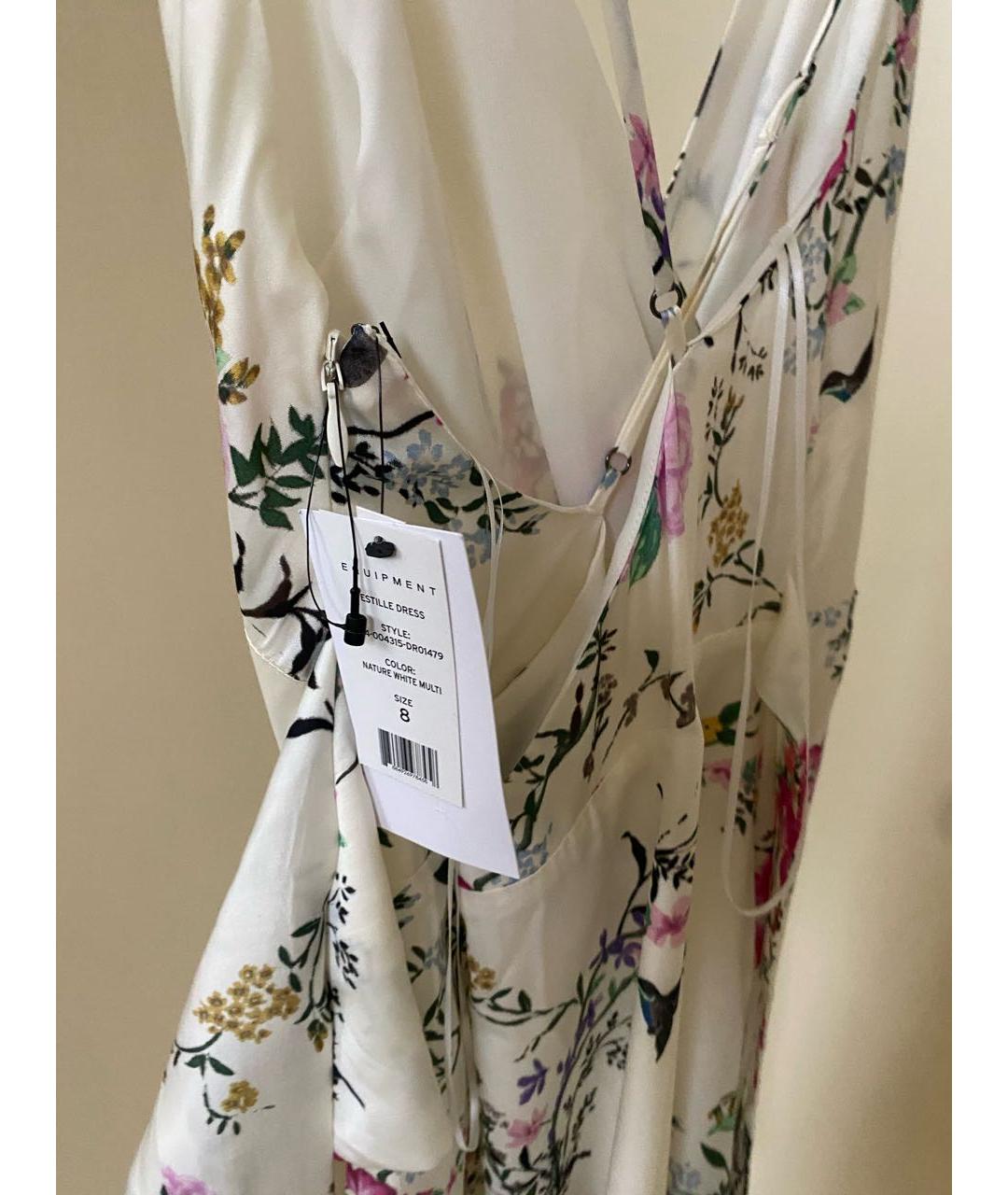 EQUIPMENT Белый вискозный сарафан, фото 7