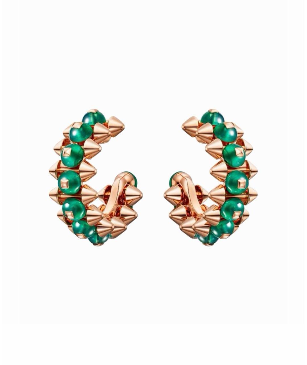 CARTIER Золотые серьги из розового золота, фото 1