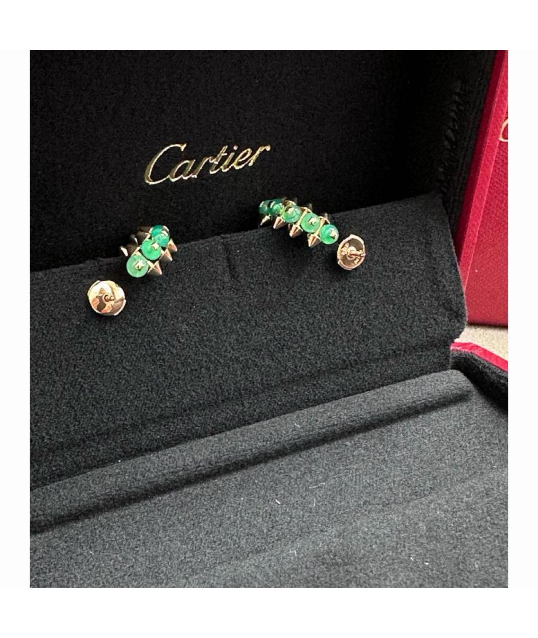 CARTIER Золотые серьги из розового золота, фото 6