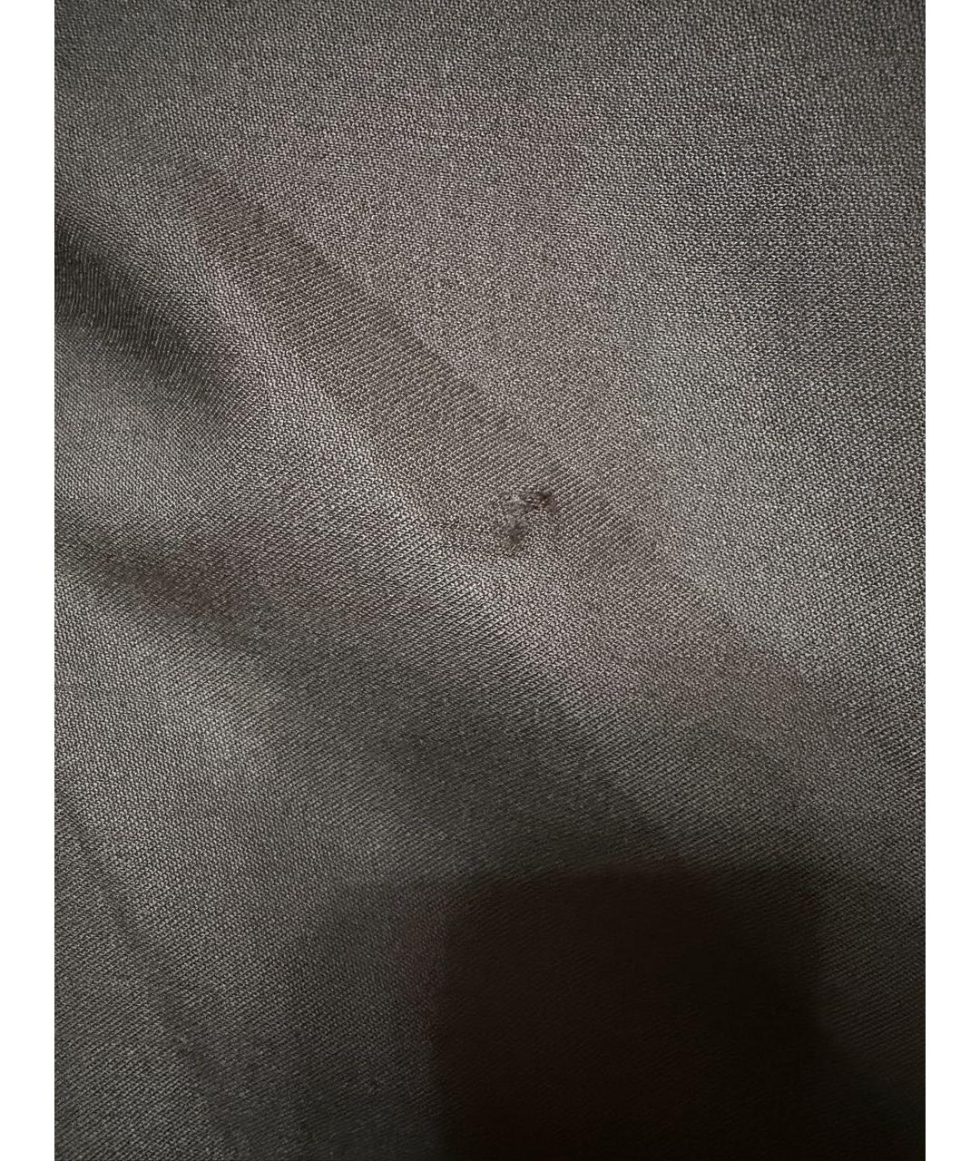 PERVERT Коричневый шерстяной тренч/плащ, фото 7