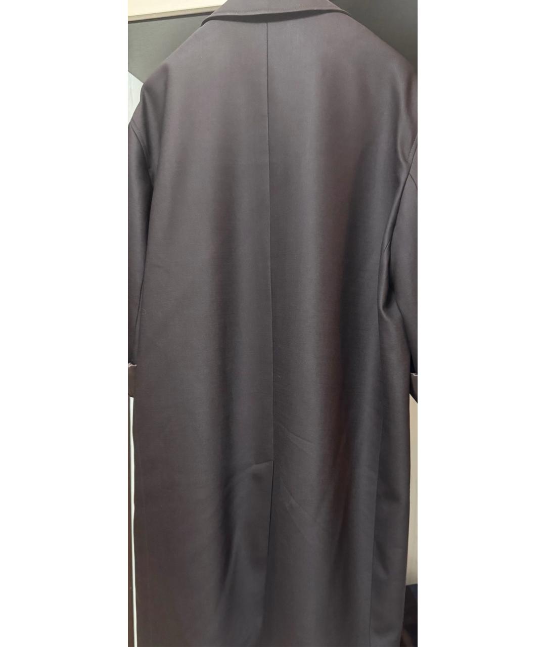 PERVERT Коричневый шерстяной тренч/плащ, фото 5