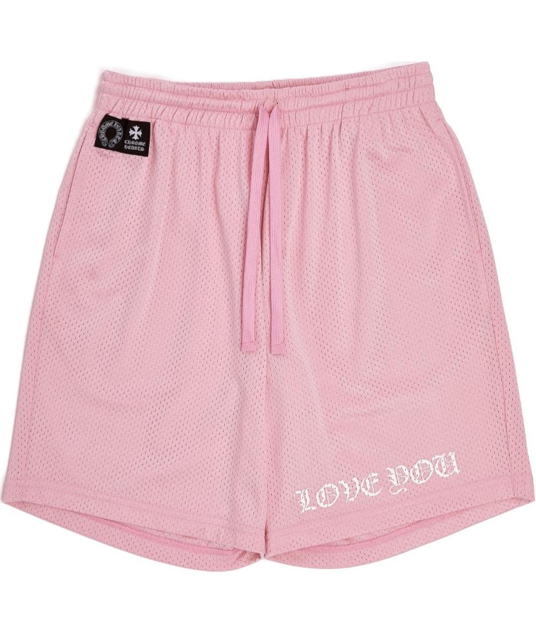 CHROME HEARTS Розовые шорты, фото 1