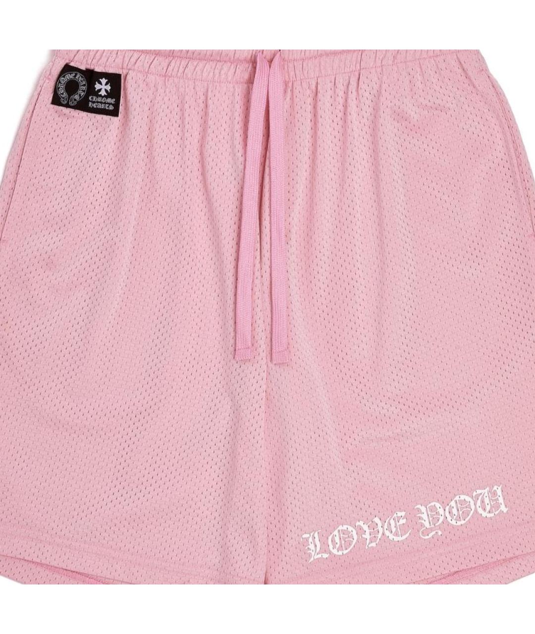 CHROME HEARTS Розовые шорты, фото 3