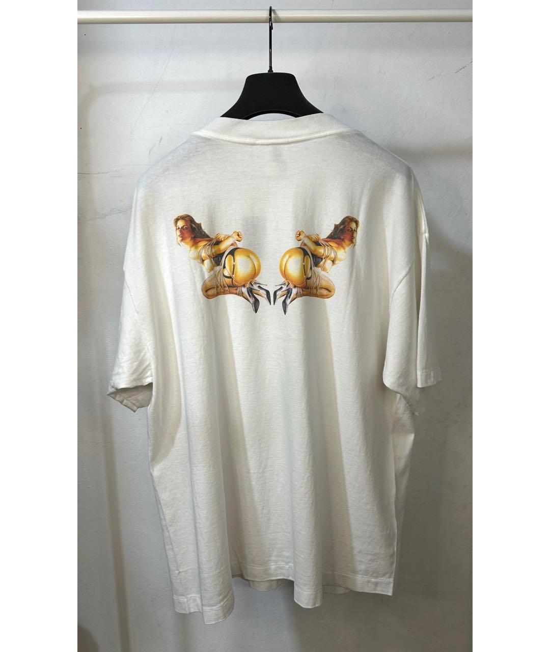 Saint Michael Бежевая хлопковая футболка, фото 2