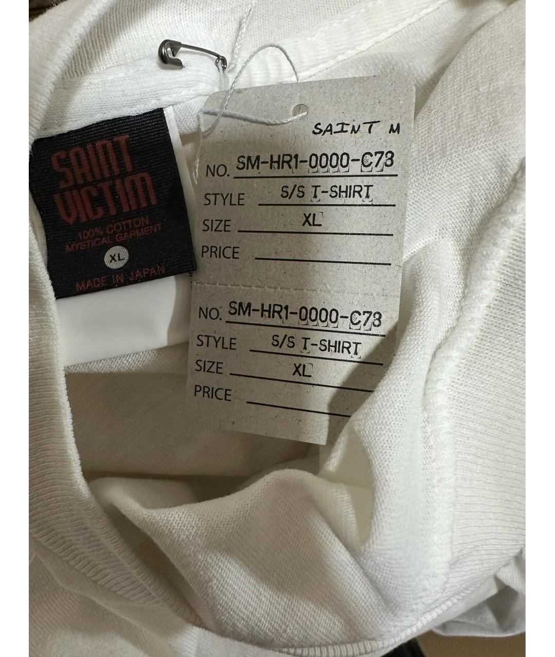 Saint Michael Бежевая хлопковая футболка, фото 3