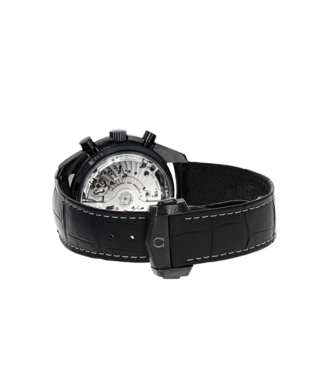 OMEGA Черные керамические часы, фото 4