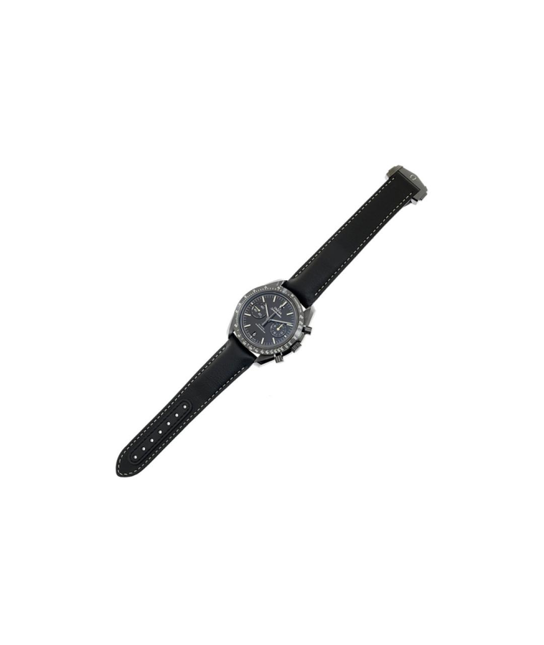 OMEGA Черные керамические часы, фото 2