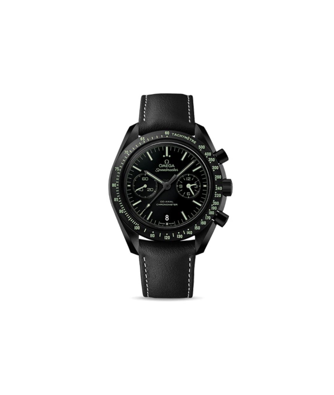 OMEGA Черные керамические часы, фото 5