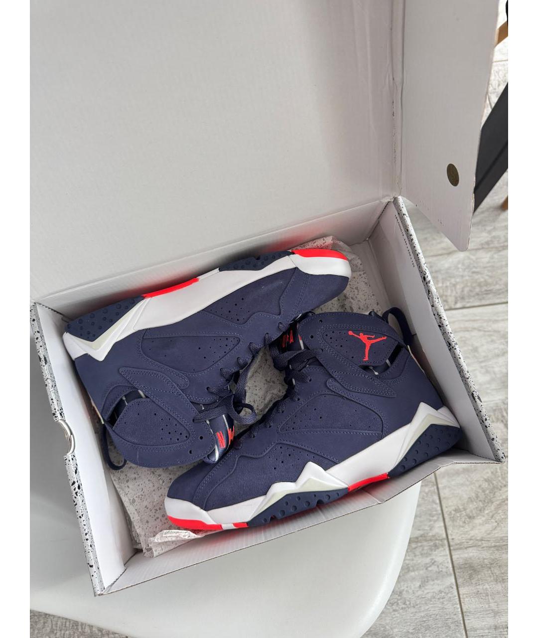JORDAN Синие высокие кроссовки / кеды, фото 6